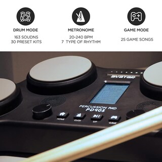 Foto 5 | Foto 5 | Juego De Batería Eléctrica Hxw Pd405 163 Sonidos Percusión Sensible A La Velocidad