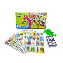 Juegos Chateau Lotería Mexicana Juego De Mesa Tradicional 10 Tableros 54 Cartas 70 Fichas