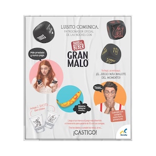 Foto 2 | Foto 2 | Juego De Mesa Dados Del Beber De Gran Malo: 3+ Jugadores 18 Años En Adelante Fiesta