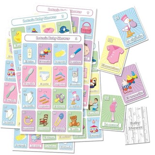 Foto 1 | Foto 1 | Juego De Loteria Baby Shower Impreso En Español Para 20 Jugadoras - 20 Tablas Y Barajas