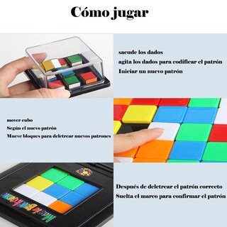 Foto 3 | Foto 3 | Solloot Rubik Race Game juego De Mesa De Inteligencia A Juego shake & Slide Block Juego De Mesa De I