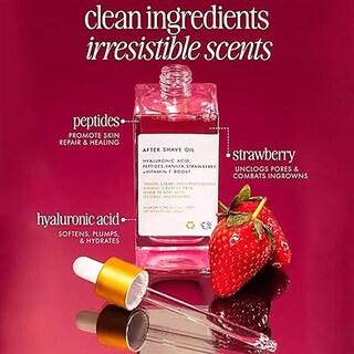 Foto 2 | Foto 2 | Aceite After Shave Mujer Strawberry Vanilla Piel Suave Para Prevenir Vellos Encarnados Y Sequedad