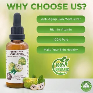 Foto 5 | Foto 5 | Aceite Virgen Best Nature's Cosmetics Guanábana Orgánico Sin Diluir Y Sin Refinar