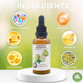 Foto 7 | Foto 7 | Aceite Virgen Best Nature's Cosmetics Guanábana Orgánico Sin Diluir Y Sin Refinar