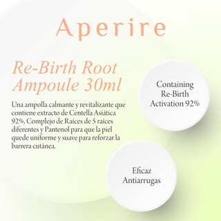 Foto 6 | Foto 6 | Serum Rebirth Root Aperire Coreano Centella Asiática Con Cureplex Para Piel Sensible
