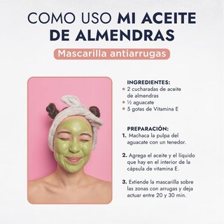 Foto 5 | Foto 5 | Aceite De Almendras Dulces Hebbe Orgánico Y Vegano Para Masajes Relajantes