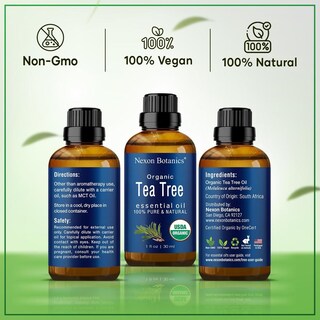 Foto 6 | Foto 6 | Aceite Esencial Nexon Botanics Árbol De Té Orgánico 30 Ml Grado Terapéutico Certificado Usda Para Ca