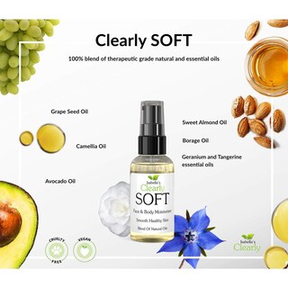 Foto 8 | Foto 8 | Aceite Facial Y Corporal Clearly Soft Fresco Para Piel Seca Sensible