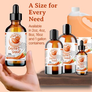 Foto 2 | Foto 2 | Aceite De Semilla De Zanahoria Orgánico 100% Puro Cold-pressed Sin Refino 4oz Para Rejuvenecer Piel