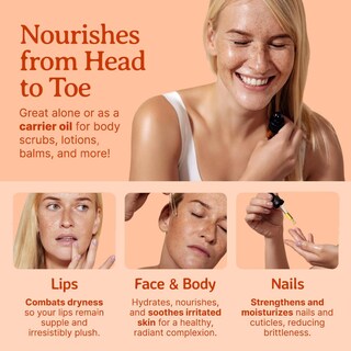 Foto 6 | Foto 6 | Aceite De Semilla De Zanahoria Orgánico 100% Puro Cold-pressed Sin Refino 4oz Para Rejuvenecer Piel