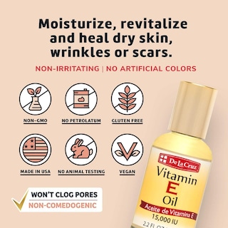 Foto 7 | Foto 7 | Aceite De La Cruz Vitamina E 2.2 Oz Paquete Doble