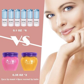 Foto 7 | Foto 7 | Pack De 2 Mascarillas De Labios Honey&sakura Hidratante Y Reparador Para Día Y Noche