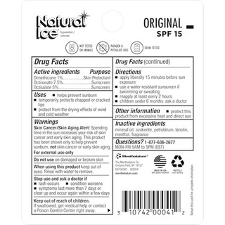 Foto 6 | Foto 6 | Bálsamo Labial Mentholatum Natural Ice Spf 15 Original