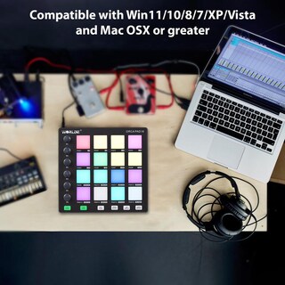 Foto 4 | Foto 4 | Midi Controller Strike Pad Midi Drum Pad Drum Machine Beat Maker Máquina De Teclado Usb Midi 6 Peril