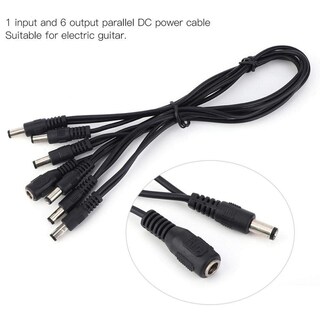 Foto 2 | Foto 2 | Adaptador Recto Fybida Od09 Daisy Chain 1 A 6 Para Guitarra Eléctrica Para Adultos
