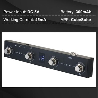 Foto 2 | Foto 2 | Bhcase Midi Controller Controlador Midi Inalámbrico Recargable 4 Botones Controlador De Pie Midi Po