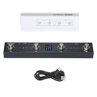 Foto 8 | Foto 8 | Bhcase Midi Controller Controlador Midi Inalámbrico Recargable 4 Botones Controlador De Pie Midi Po