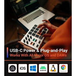 Foto 5 | Foto 5 | Xjam Mobile Studio Midi Pad Controller - Marco De Aluminio Ultrafino Estilo Apple Sensible A La Vel