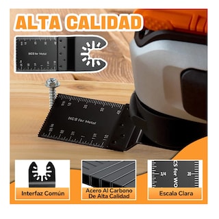 Foto 2 | Foto 2 | Set Cuchillas Belug Hoja De Sierra Oscilante Para Madera/metal Multicolor 68 Pzs