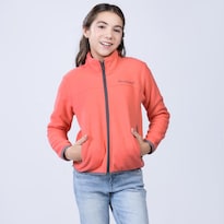 Sudadera Eco-fleece Para Niña Con Forro De Fur Greenlander Rosa