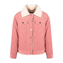 Chamarra De Pana Para Niña Con Bolsillos Greenlander Rosa