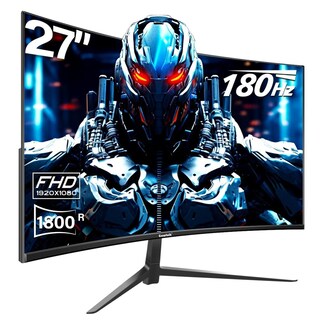 Foto 1 | Foto 1 | Monitor Curvo Gawfolk 27 Pulgadas Negro Con Freesync Y Eye Care Compatible Hdmi Y Vesa