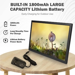 Foto 5 | Foto 5 | Televisor Led Portátil 16 Pulgadas Atsc Pantalla Ancha Alta Sensibilidad Hdmi Usb Monitor Digital