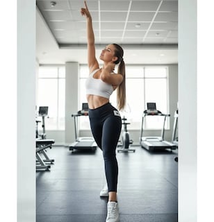 Foto 3 | Foto 3 | Leggins Lab.g Deportivos Dama De Licra Con Bolsa Celular Gym Negro Talla G