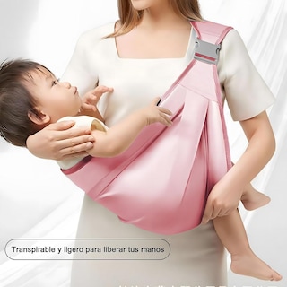 Foto 7 | Foto 7 | Rebozo Porta Bebé Ydgakn Rosa Ajustable Y Transpirable