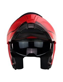 Foto 6 | Foto 6 | Casco Kov Litio Zurf Rojo Mate Dot Abatible De Moto