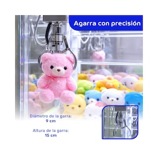 Foto 2 | Foto 2 | Maquina Garra Peluches Mini Doll Caza Luz Led Sonido Tankman Audiotek