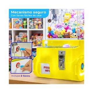 Foto 6 | Foto 6 | Maquina Garra Peluches Mini Doll Caza Luz Led Sonido Tankman Audiotek