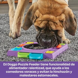 Foto 5 | Foto 5 | Rompecabezas Para Perros Brightkins Dj Doggo Blanco Divertido Alimentador Interactivo