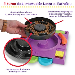 Foto 6 | Foto 6 | Rompecabezas Para Perros Brightkins Dj Doggo Blanco Divertido Alimentador Interactivo