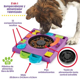 Foto 7 | Foto 7 | Rompecabezas Para Perros Brightkins Dj Doggo Blanco Divertido Alimentador Interactivo