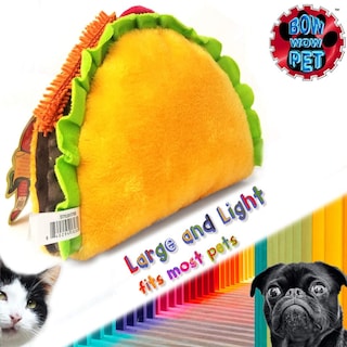 Foto 2 | Foto 2 | Juguete Chirriante De Felpa Bow Wow Taco Para Perro