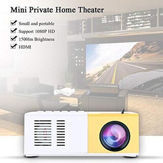 Foto 2 | Foto 2 | Mini Proyector Led Portátil De Alto Brillo 1500lm 1080p Home Theater Hd Con Soporte Hdmi Vga Av Usb