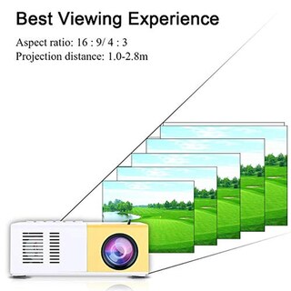 Foto 4 | Foto 4 | Mini Proyector Led Portátil De Alto Brillo 1500lm 1080p Home Theater Hd Con Soporte Hdmi Vga Av Usb
