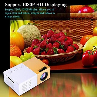 Foto 8 | Foto 8 | Mini Proyector Led Portátil De Alto Brillo 1500lm 1080p Home Theater Hd Con Soporte Hdmi Vga Av Usb