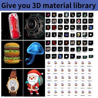 Foto 3 | Foto 3 | Proyector De Holograma 3d Con Wifi Y Bluetooth 52 Cm Para Negocios Y Fiestas