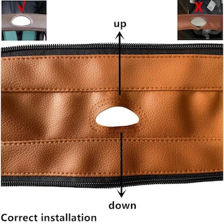 Foto 5 | Foto 5 | Funda De Piel Sintética Minilujia Café Claro Con Cierre Extraíble Para Manubrio Compatible Con Asien