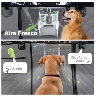 Foto 3 | Foto 3 | Cubre De Asiento Lab.g Auto Perro Funda Protector De Coche Mascota Gris