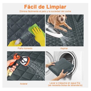 Foto 4 | Foto 4 | Cubre De Asiento Lab.g Auto Perro Funda Protector De Coche Mascota Gris