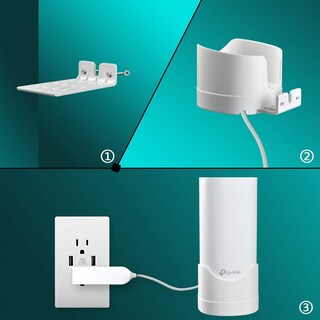 Foto 4 | Foto 4 | Soporte De Pared Tp-link Deco S4 M4 P9 Wifi Malla Paquete De 3