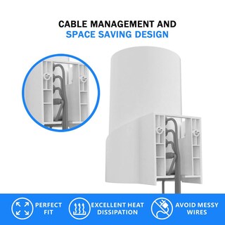 Foto 4 | Foto 4 | Estante De Pared Songcheer Blanco Para Tp Link Deco X68 Xe75 Xe75 Pro Axe5400 Wifi Router Organizado