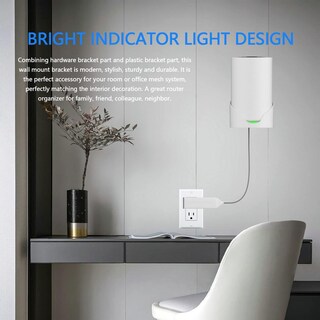 Foto 5 | Foto 5 | Estante De Pared Songcheer Blanco Para Tp Link Deco X68 Xe75 Xe75 Pro Axe5400 Wifi Router Organizado