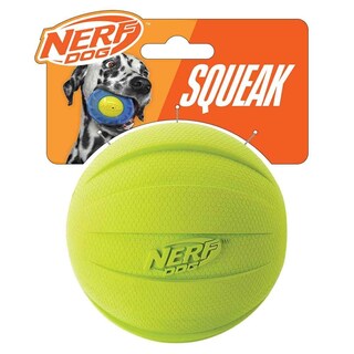 Foto 1 | Foto 1 | Pelota De Goma Nerf Verde Con Chirriador Ligera Y Resistente Al Agua Para Perro De Razas Medianas Y