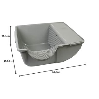 Foto 2 | Foto 2 | Caja De Arena Autolimpiante Omega Paw Gris Tamaño Regular Generación 5