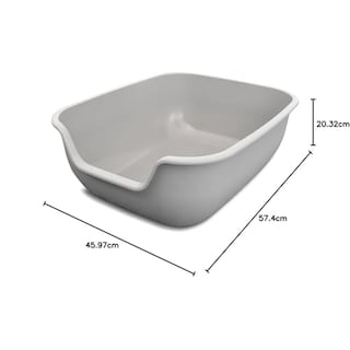 Foto 2 | Foto 2 | Caja De Arena Para Gatos Petfusion Grande Revestimiento Antiadherente Higiene Superior Plástico Abs