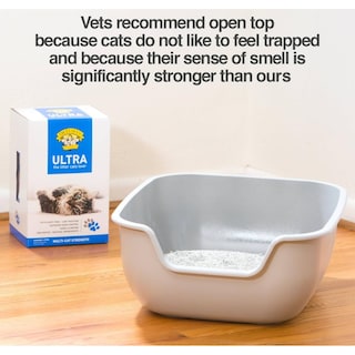 Foto 6 | Foto 6 | Caja De Arena Para Gatos Petfusion Grande Revestimiento Antiadherente Higiene Superior Plástico Abs